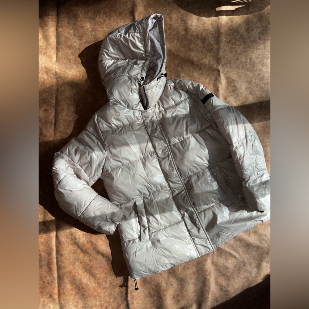 Champagne Puffer Coat